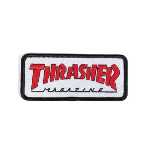 Thrasher Magazine – Logo Patch White/Red/Black