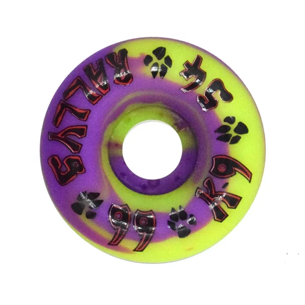 Dogtown - K-9 Rallys Wheels - 54mm x 99a - Purple / Yellow Swirl