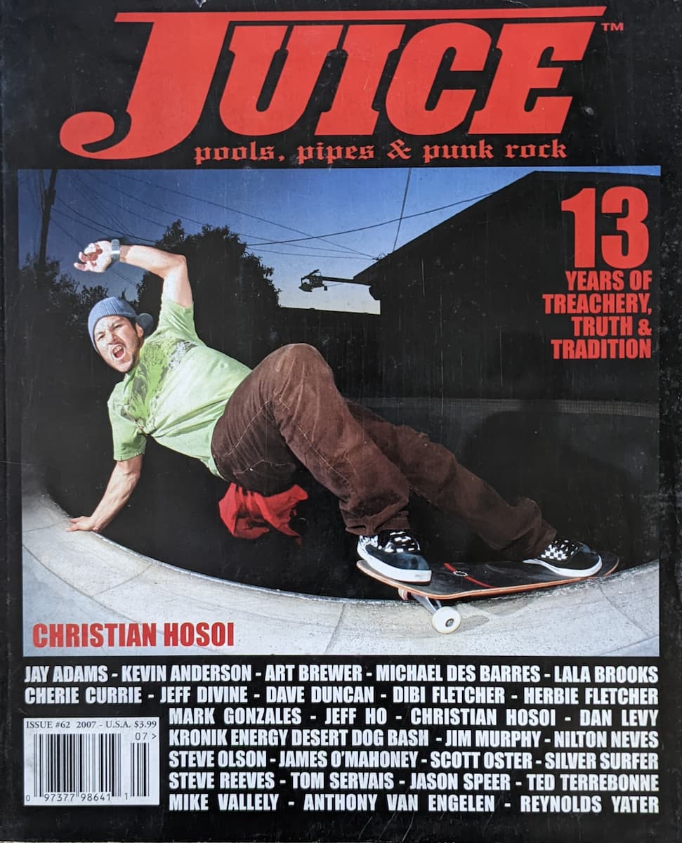 JUICE MAGAZINE Issue # 62 – Christian Hosoi Cover