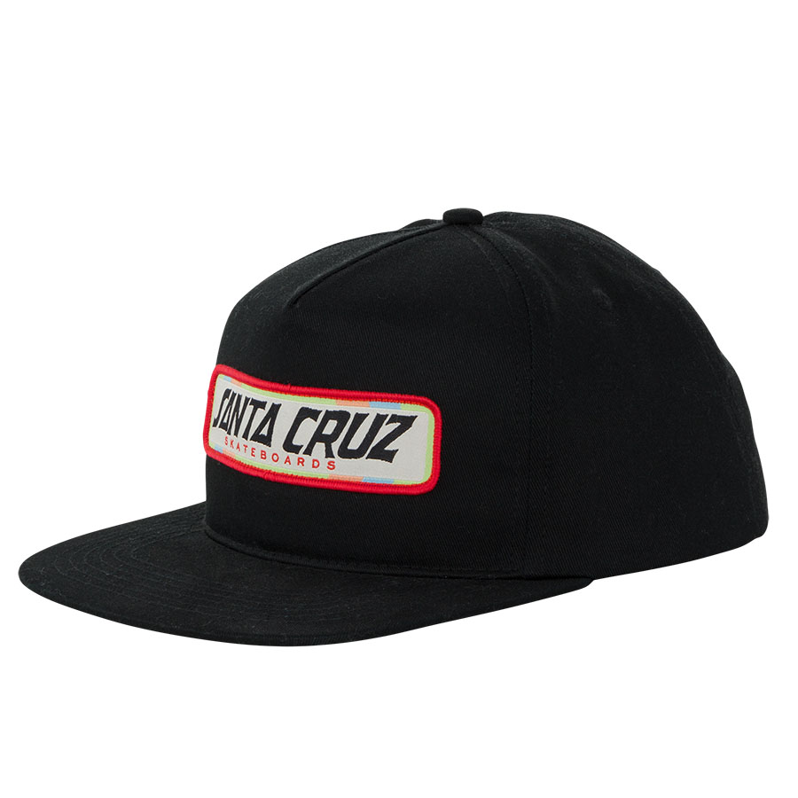 Santa Cruz – Sun Down Ray Strip Mesh Trucker Hat Black
