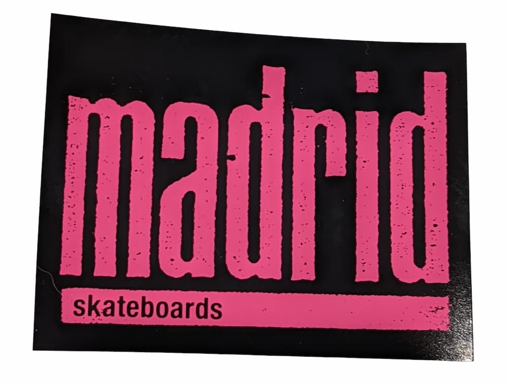 Madrid Skateboards – Square Logo Black