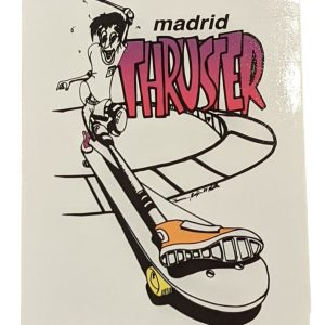 Madrid Skateboards - Thruster Sticker White