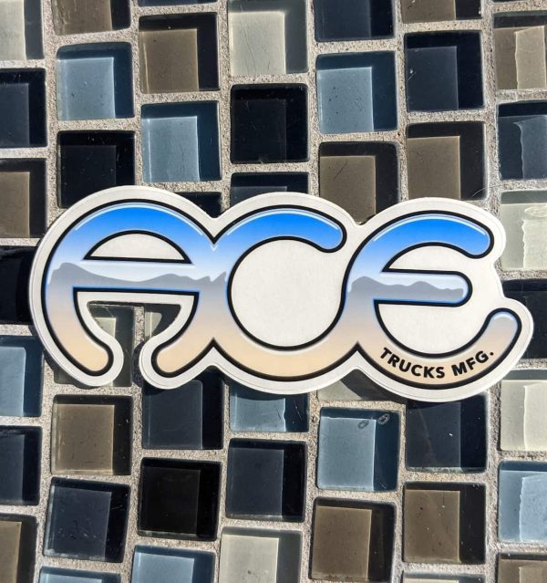 Ace Trucks - Chrome 5.5 inch Sticker/Decal