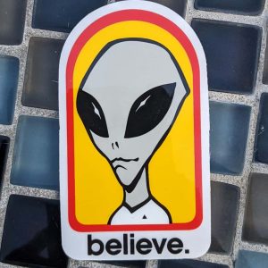 Alien Workshop - Believe Sticker/Decal