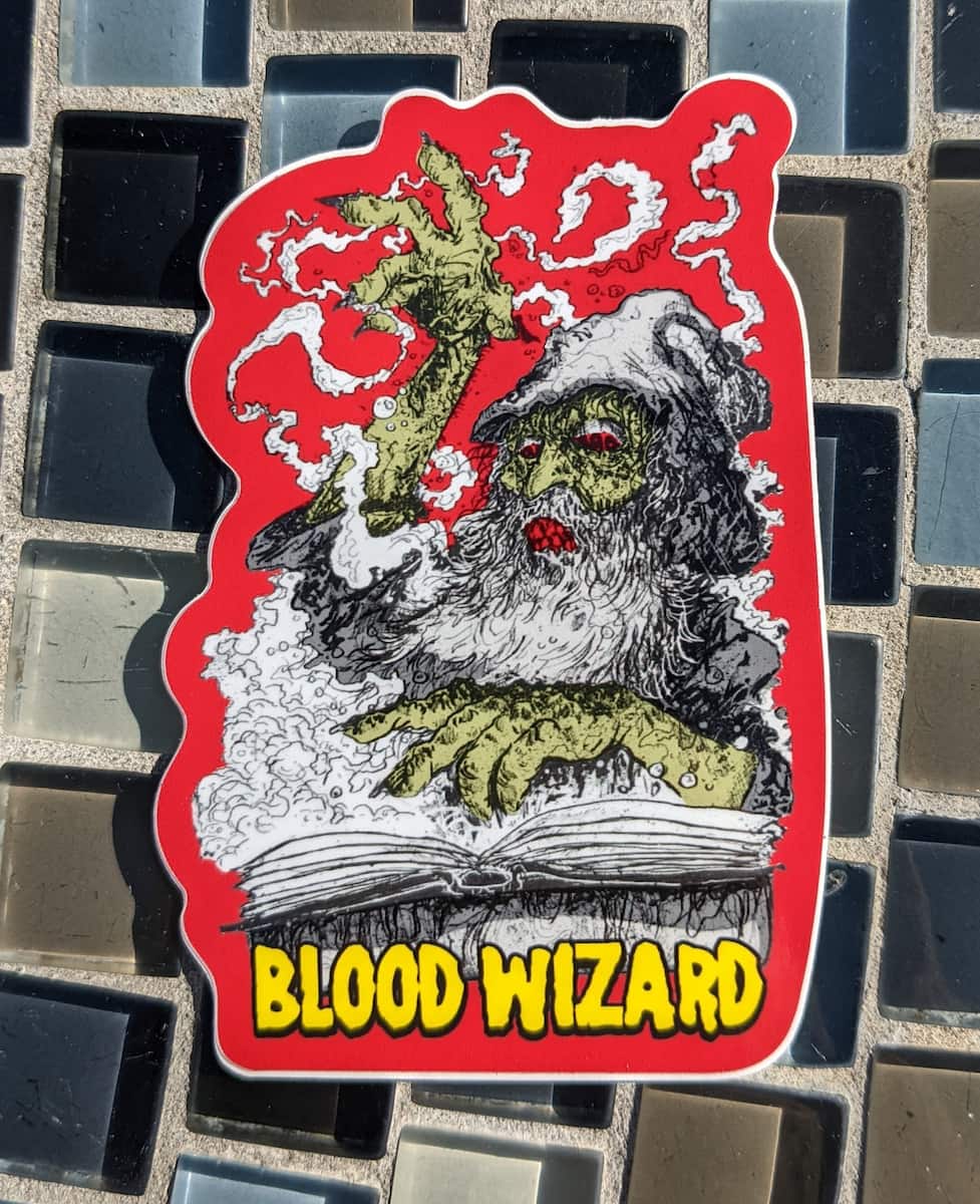 Blood Wizard – Conjuring Sticker/Decal