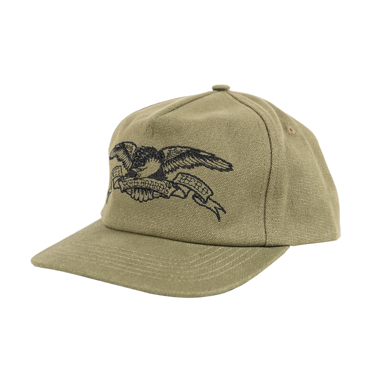 Anti Hero Basic Eagle Embroidered Hat Olive
