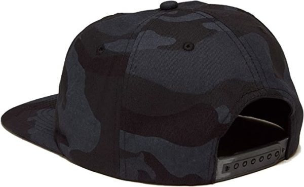 Thrasher Magazine - Outlined Black Camo Snapback Hat