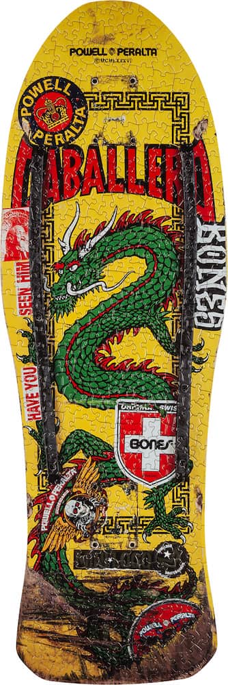 Powell Peralta Caballero Chinese Dragon Puzzle Yellow