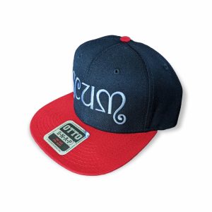 Scum Skates Premium Snapback Hat Red/Black/White
