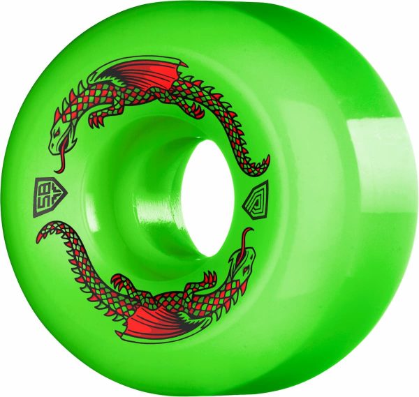 Powell Peralta - Dragon Formula 58mm Wheels Green