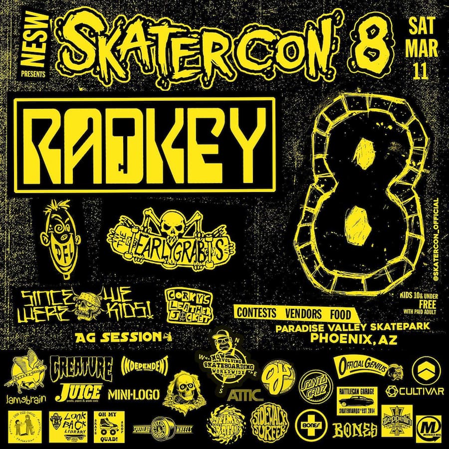 SkaterCon 8 in Phoenix March 11th, info