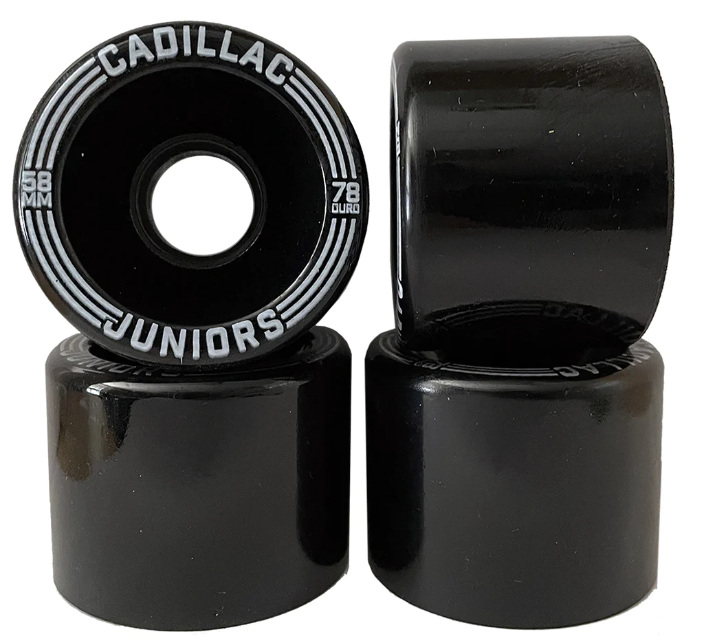 Cadillac – Juniors 58MM/78A Black Skateboard Wheels