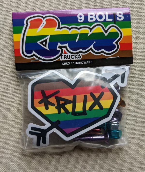 Krux - 9 Bolts Rainbow Mounting Bolts Set 1"