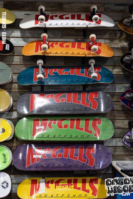 McGills Skateshop restocked and Re-Opened at a new location!!