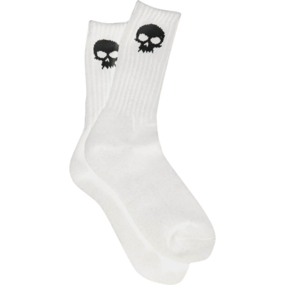 Zero Skateboards – Skull Crew Sock White