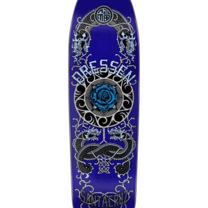 Santa Cruz - Eric Dressen Rose Crew Shaped Skateboard Deck Navy