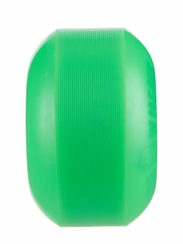 The Spitfire Bighead Neon Green 53mm Skateboard Wheels - Side View