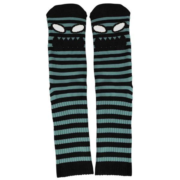Toy Machine – Monster Face Mini Stripe Socks – Slate