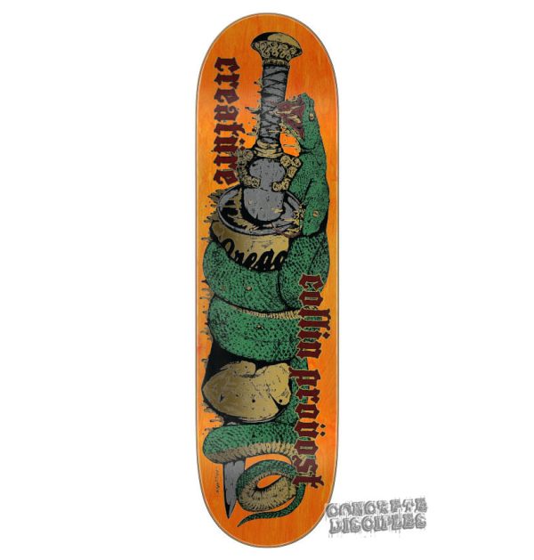 Creature Skateboards Collin Provost Crusher Pro Skateboard Deck 8.47in x 31.98in
