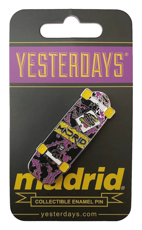 Madrid - Yesterdays Marty McFly Board enamel pin