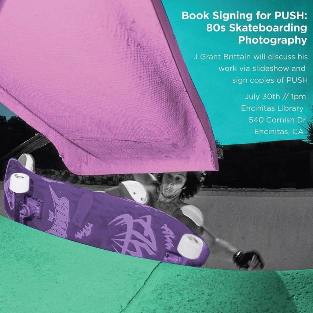 J. Grant Brittain 'Push' book signing in Encinitas