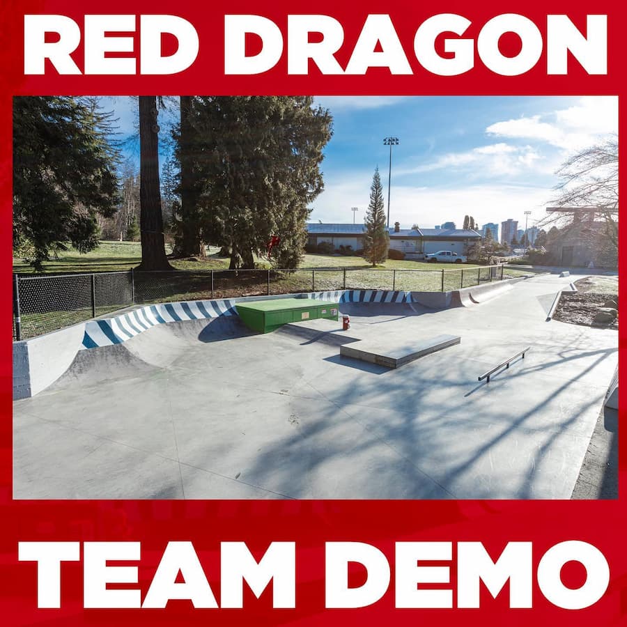 Red Dragons Team Demo July 15th Mahon Skate Plaza