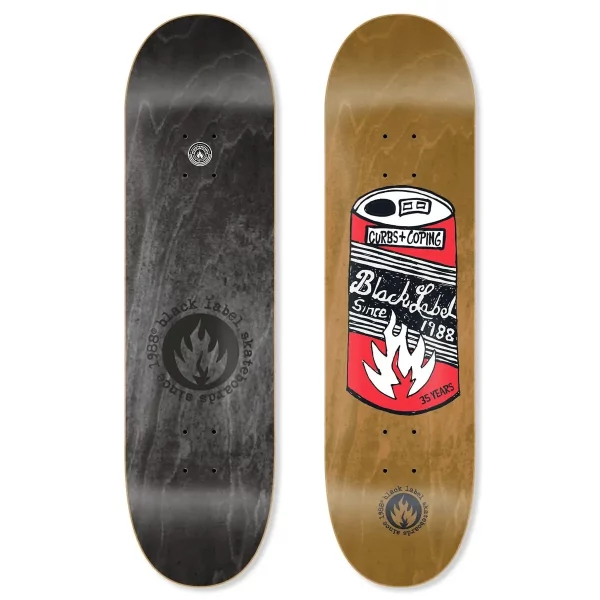 Black Label Skateboards - "35 YEARS CAN" 8.5" Deck