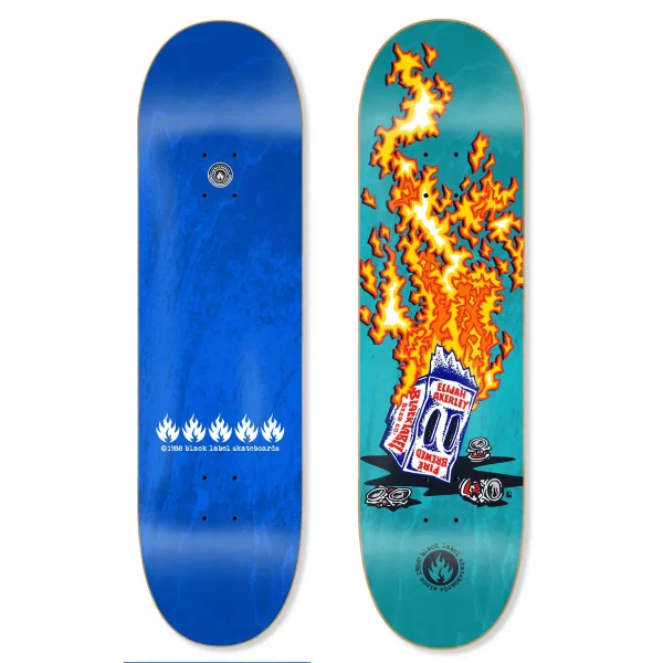 Black Label Skateboards - Elijah Akerley "FIRE BREWED" 8.5" Deck