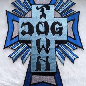 Dogtown Large Cross Logo Color Patch 10" x 8"