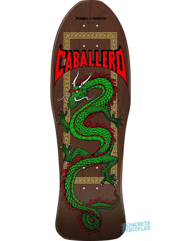 Powell Peralta - Caballero Dragon Reissue Deck Brown - 10 x 30