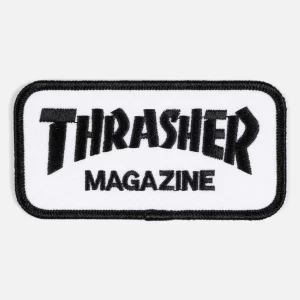 Thrasher Magazine - Logo Patch White/Black