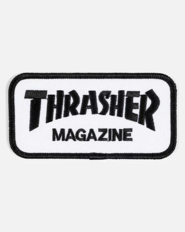 Thrasher Magazine - Logo Patch White/Black