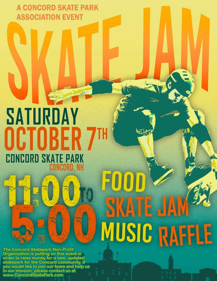 Concord NH Skate Jam - Oct 7, 2023