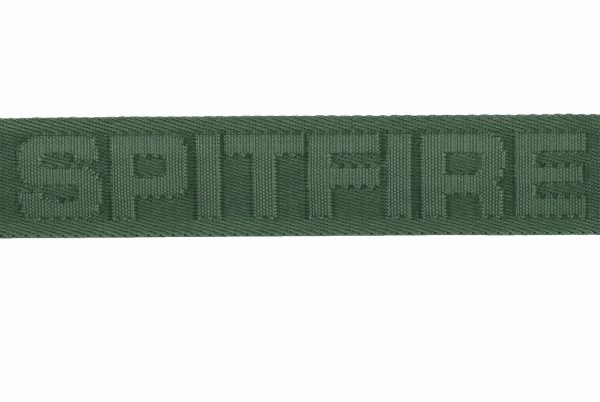 Spitfire - Classic 87 Jacquard Web Belt Dark Green