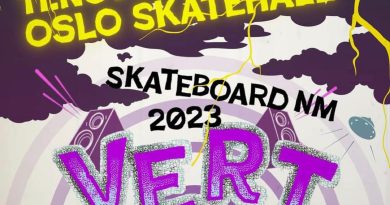 Vert Ramp Skateboard Contest Oslo Norway - November 11 2023