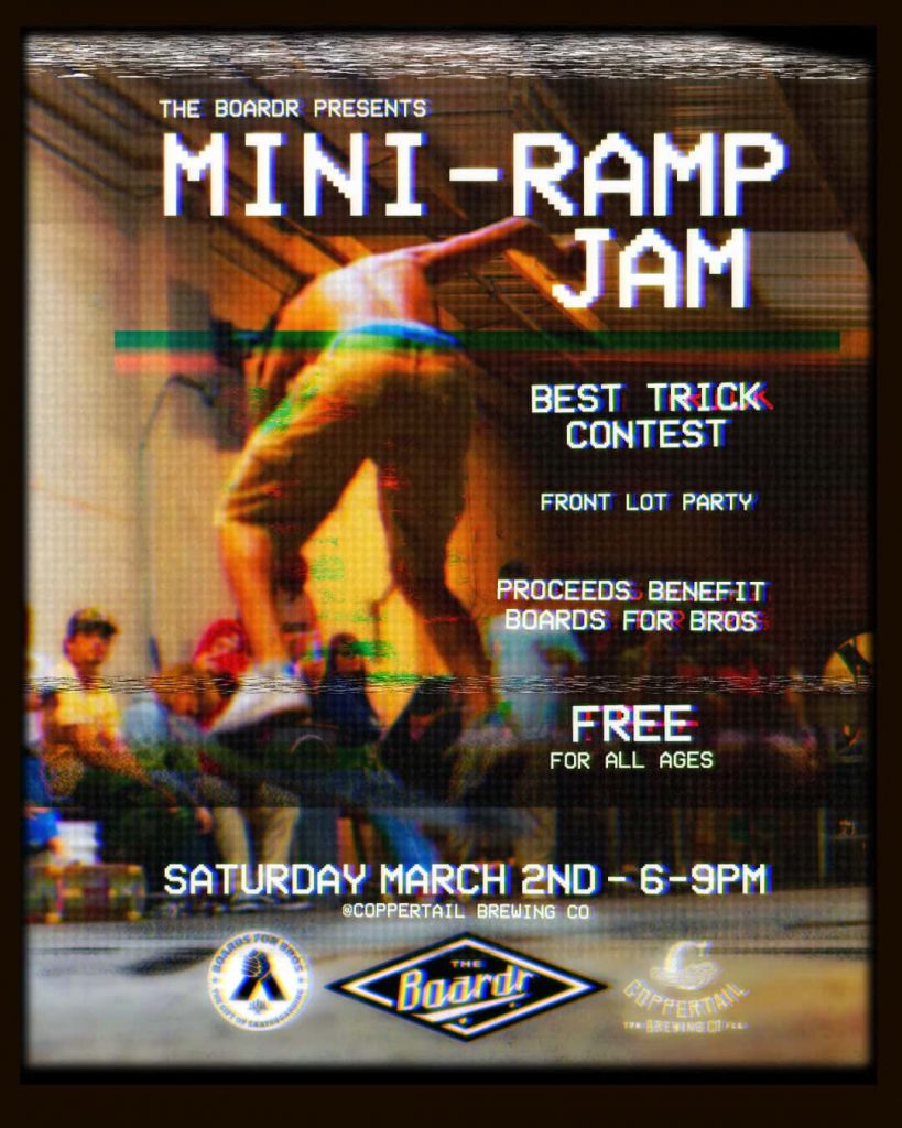 Boardr Mini-Ramp Jam @ Coppertail Brewing Tampa Florida March 2