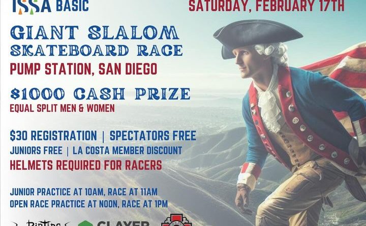 President’s Day Slalom Race in San Diego @ the great Pump Station.