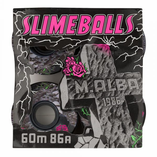 Slime Balls - 60mm Malba OG Slime 86a Wheels Black
