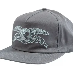 Anti-Hero Embroidered Basic Eagle Hat Char. Grey