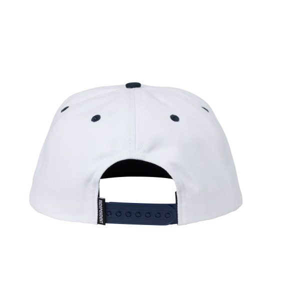 Independent - Baseplate Snapback Hat White/Navy