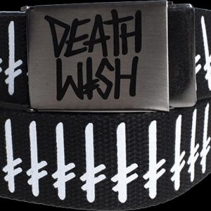 Deathwish Gang Logo Bullet Belt - Black