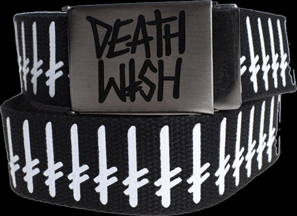 Deathwish Gang Logo Bullet Belt - Black