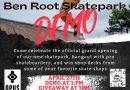 Ben Root Skatepark in Anacortes Washington Grand Opening Party on April 27th