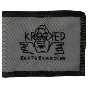 Krooked - Arketype Raw Bifold Wallet Charcoal/blk